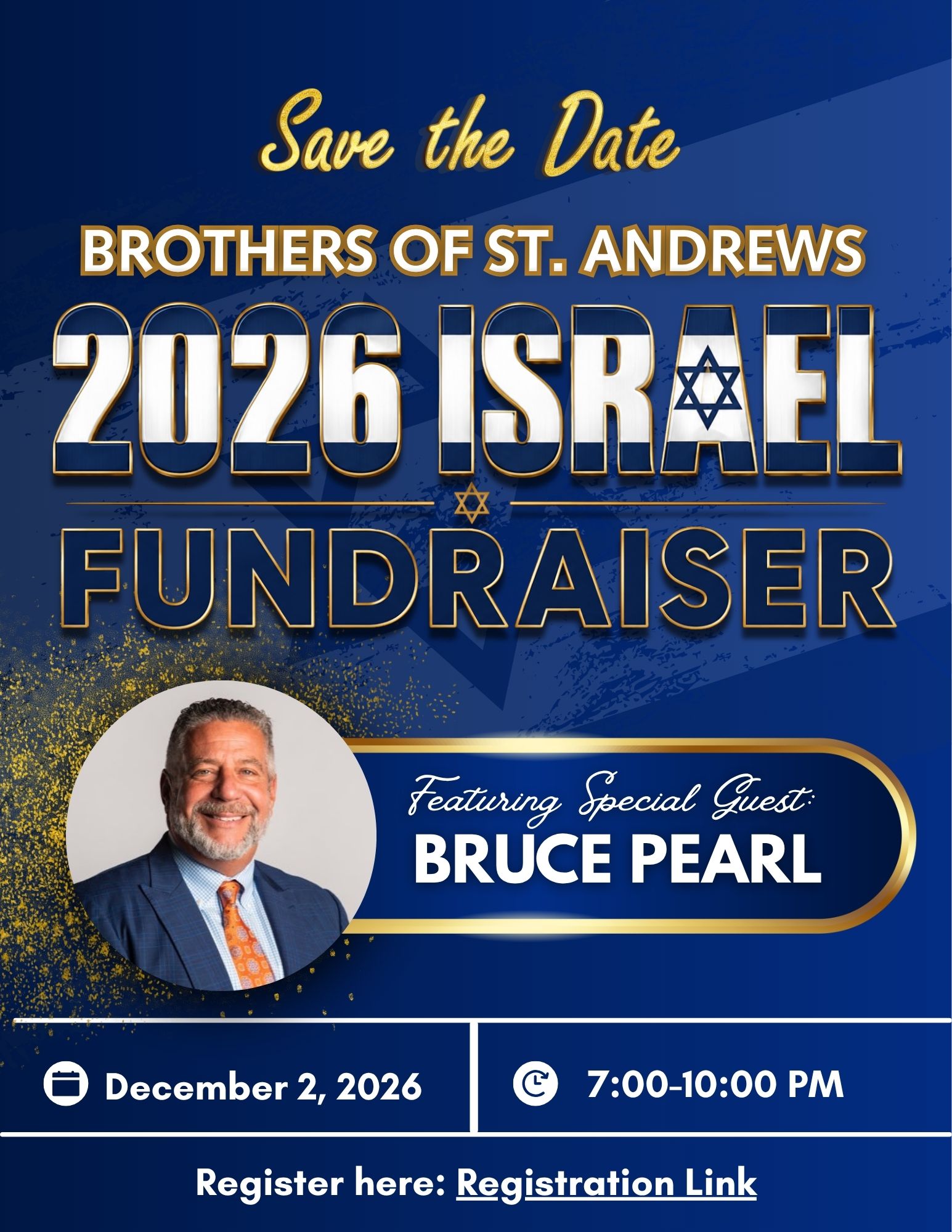Brothers of St Andrews 2026 Israel Fundraiser